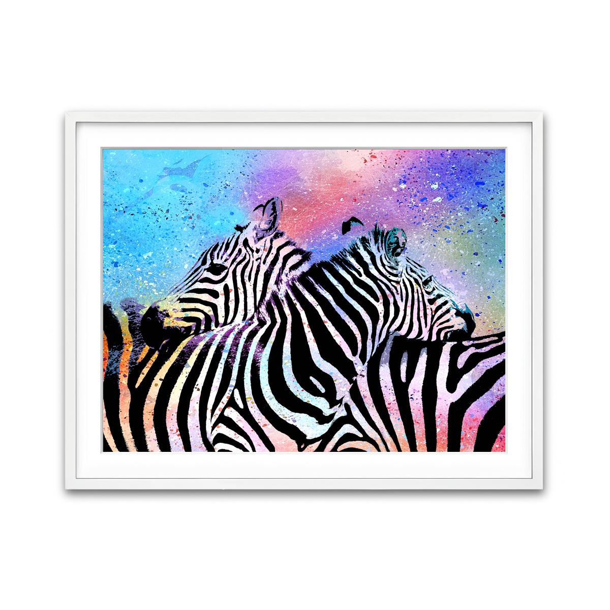 Framed Print 4x3 White