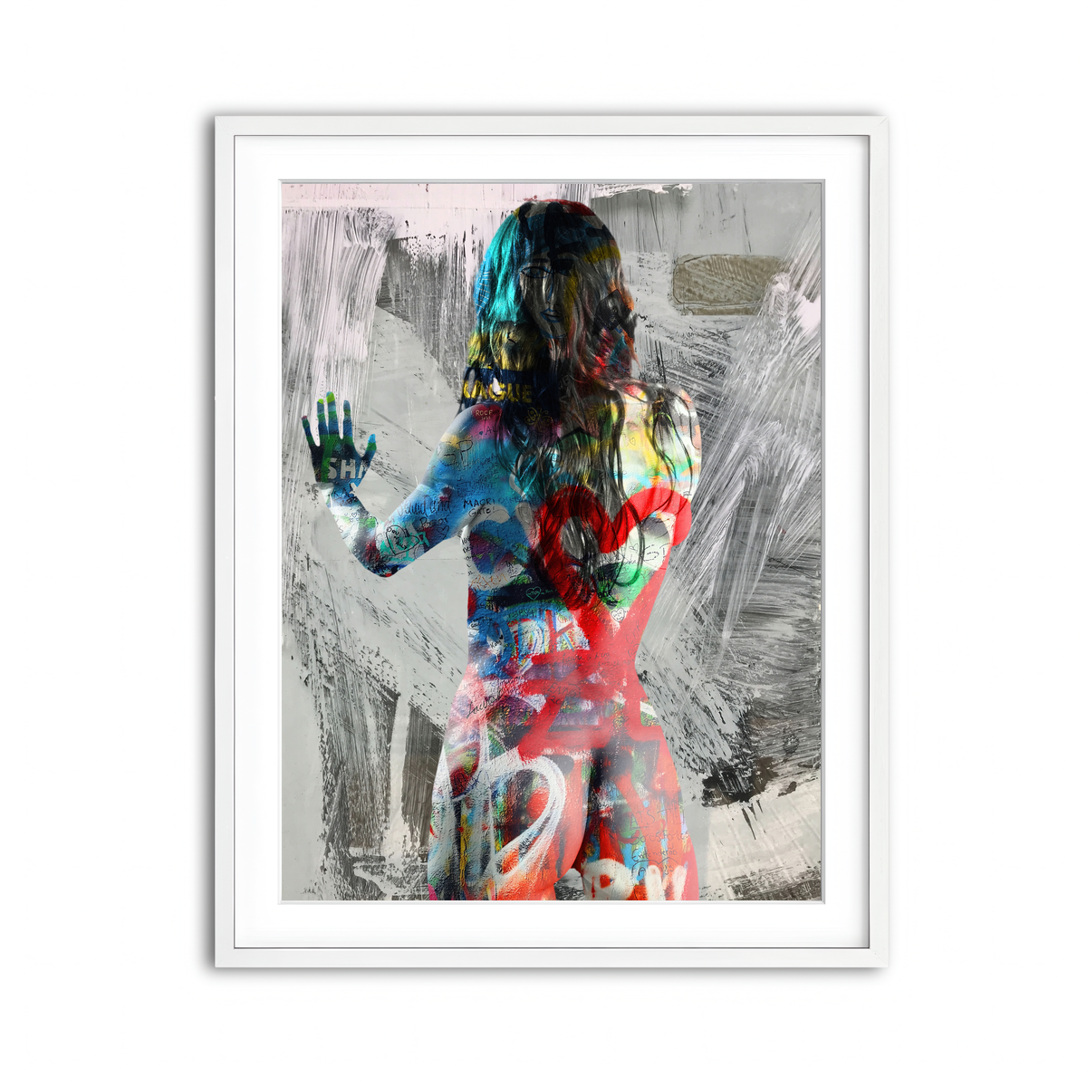 Framed Print 3x4 White