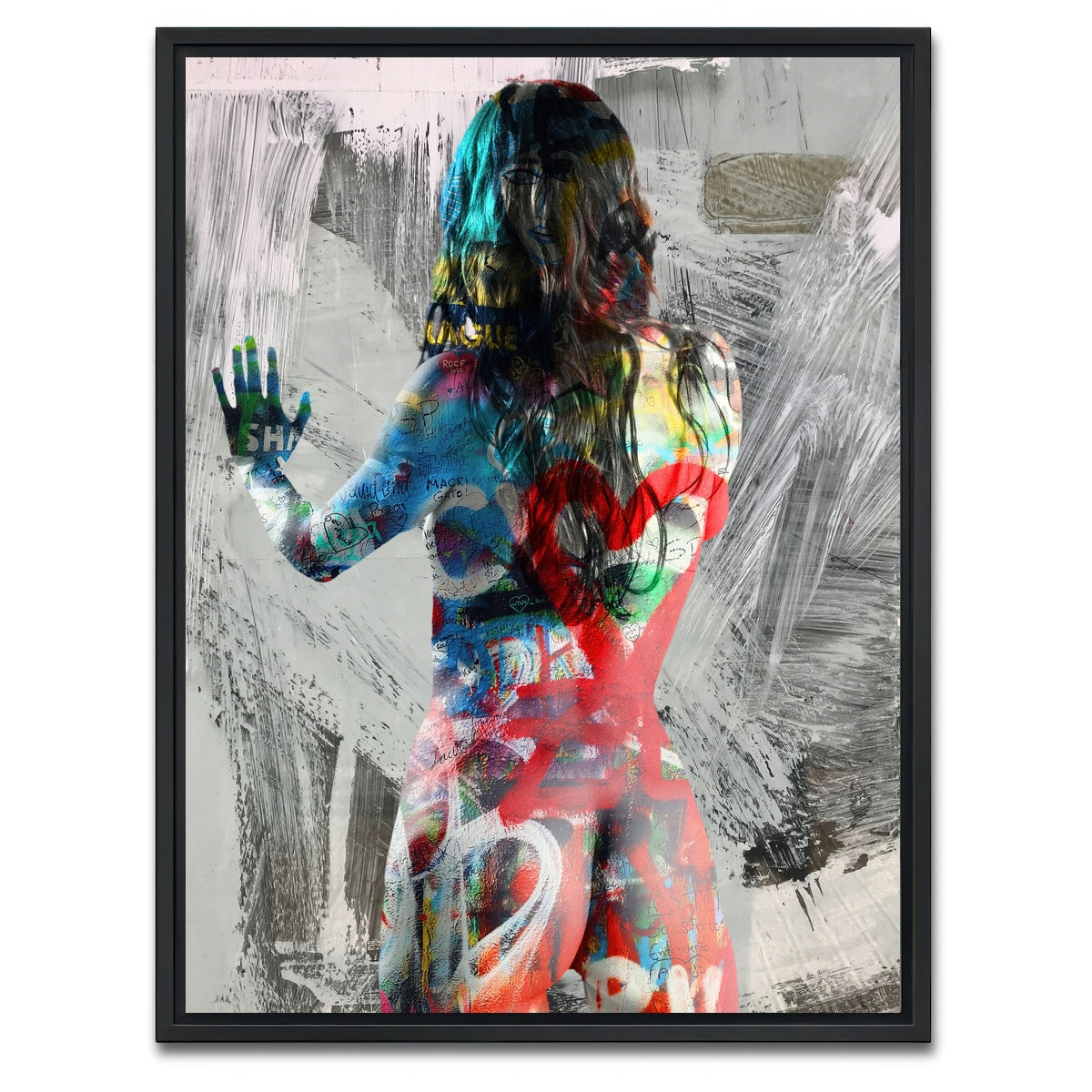 AUTO-MOCKUP WHITE | zed | 1 Piece | Black Framed Canvas | group=3x4