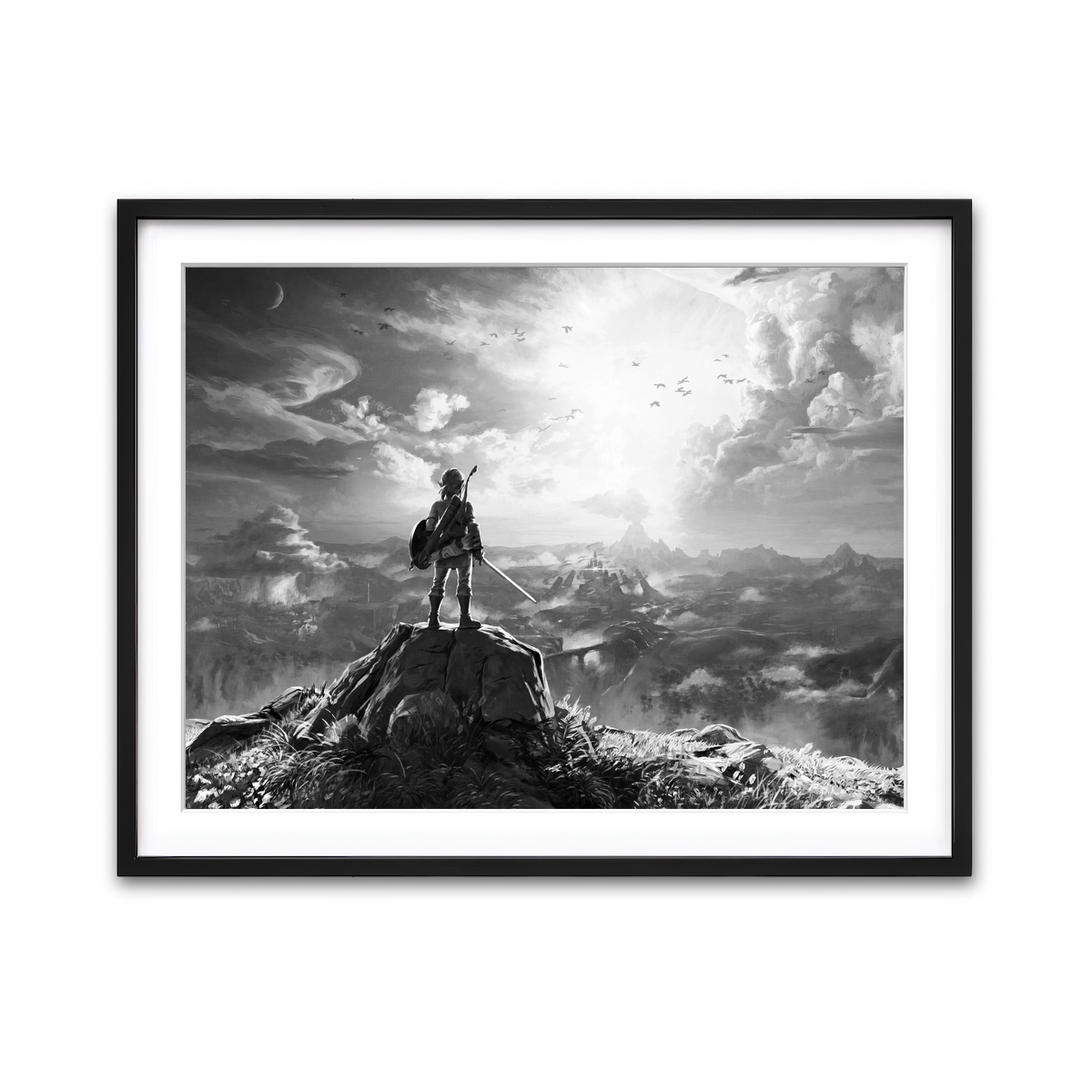 Framed Print 4x3 Black