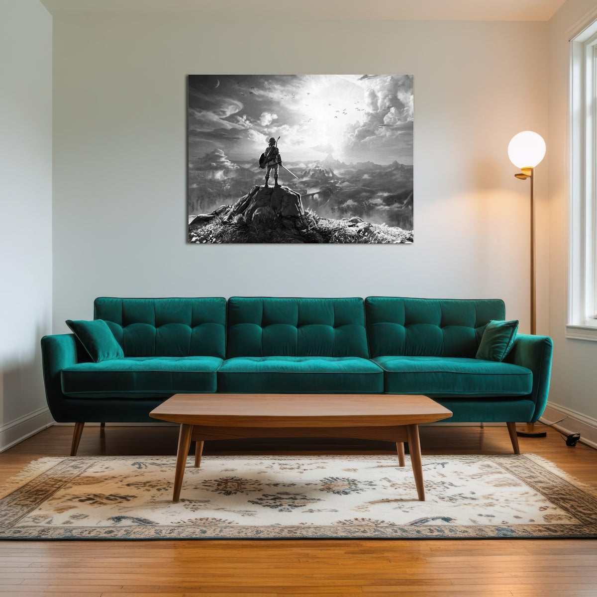 AUTO-MOCKUP ROOM | zelda grayscale