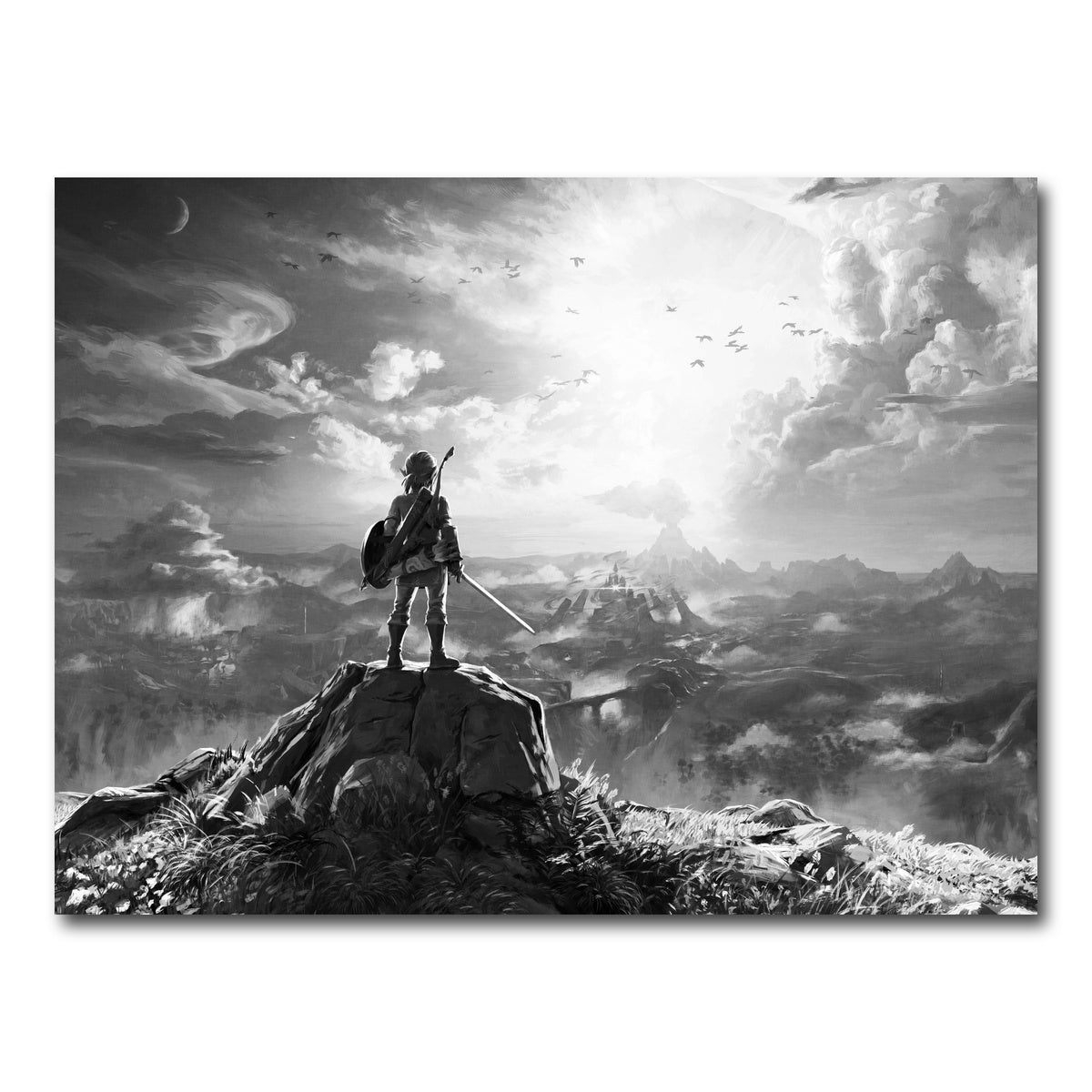AUTO-MOCKUP WHITE | zelda grayscale | 1 Piece | Gallery Wrap Canvas | group=4x3