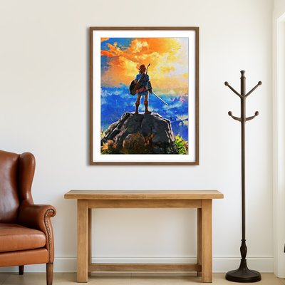 AUTO-MOCKUP ROOM | Zelda Painting Wall Art