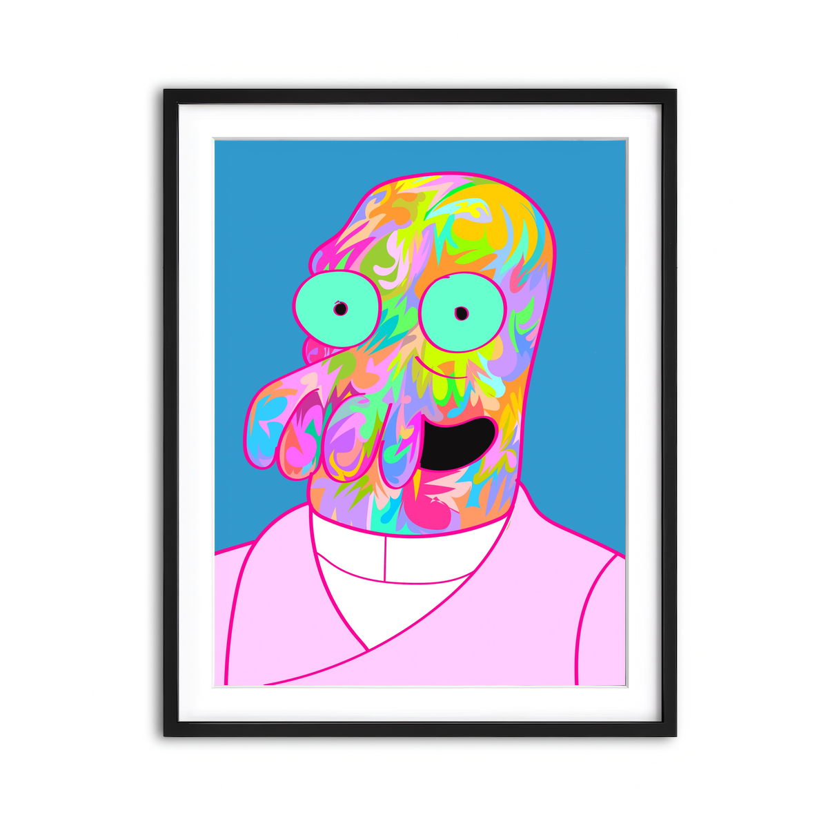 Framed Print 3x4 Black