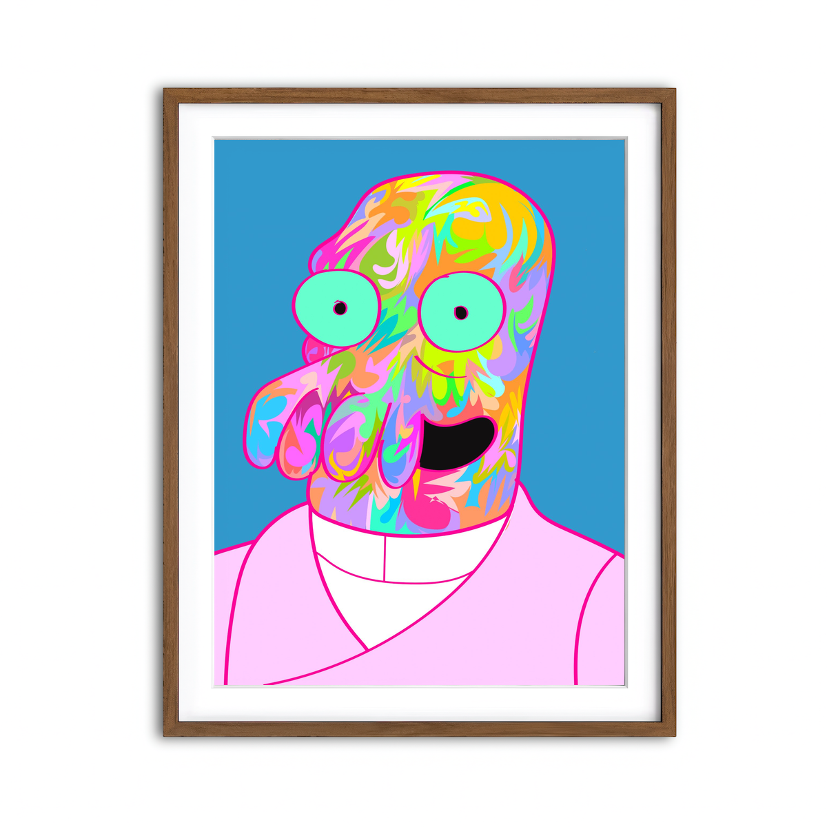 Framed Print 3x4 Walnut