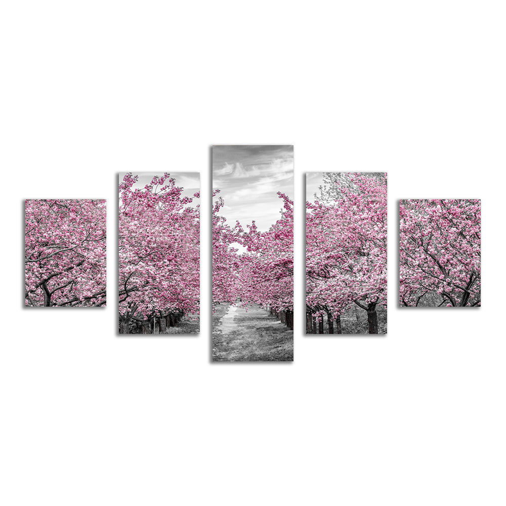 Charming Cherry Blossom Alley Wall Art