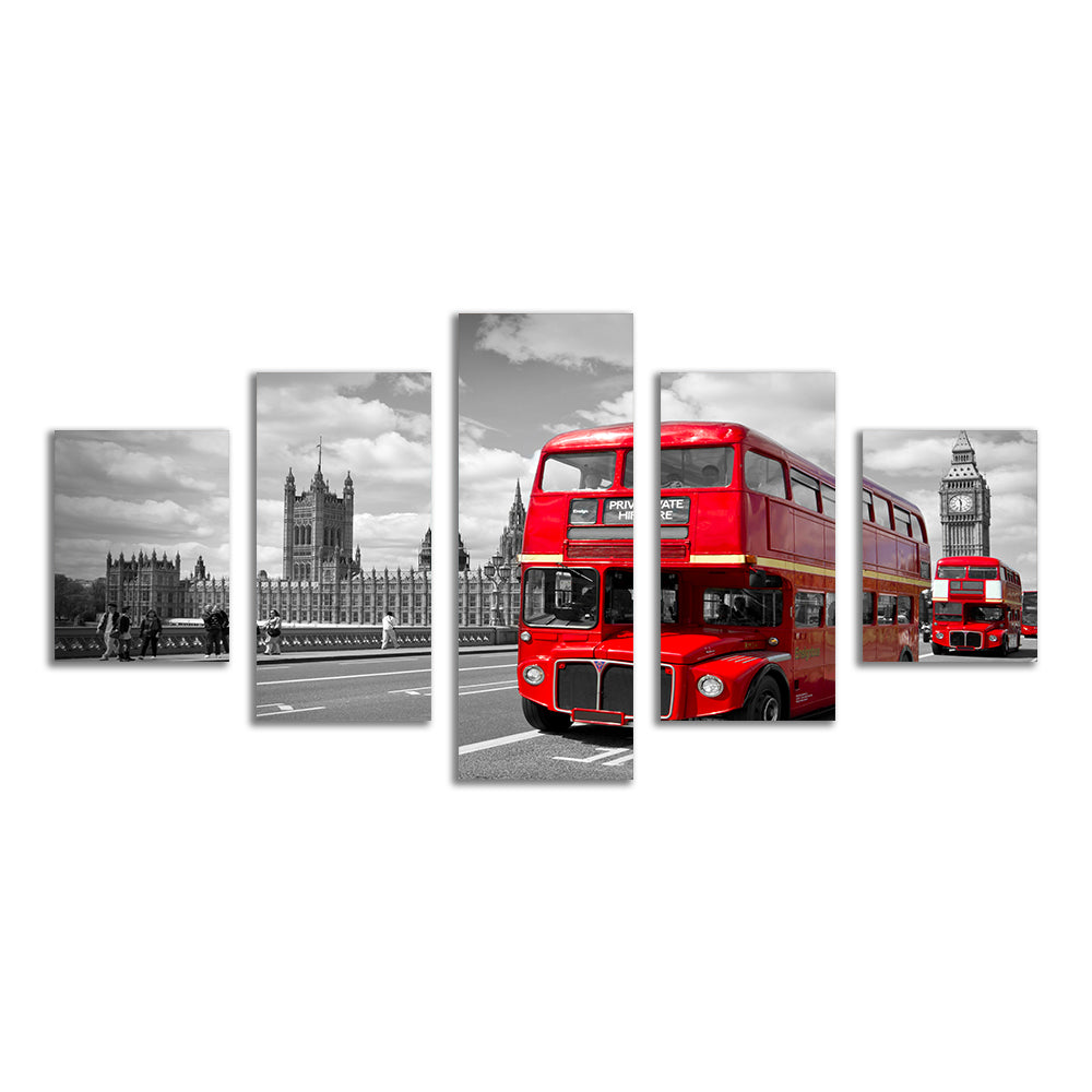 Red Buses in London Wall Art