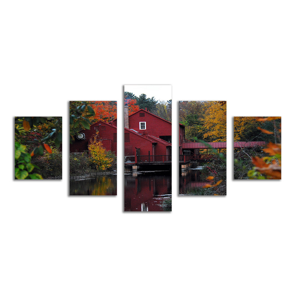 Fall Colors in Historic Connecticut Wall Art