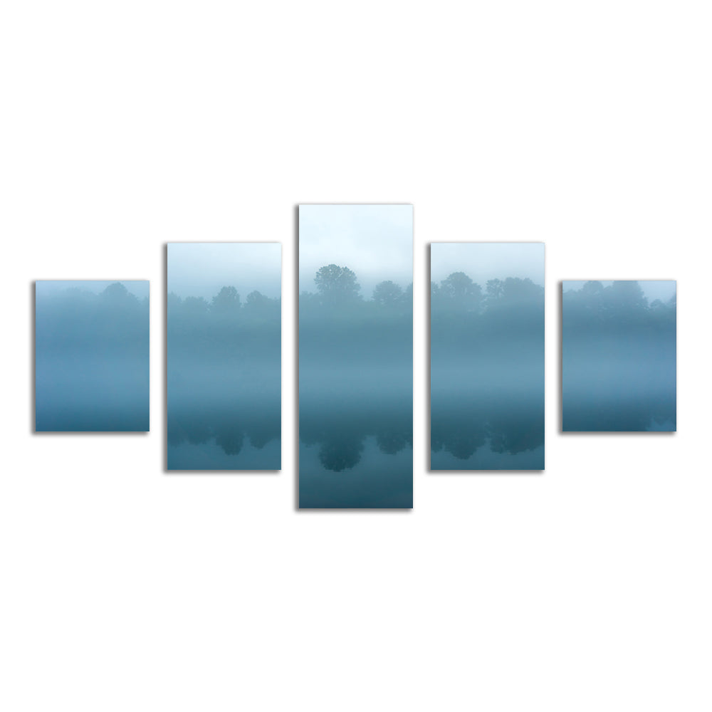Foggy Tennessee Morning on the River Wall Art