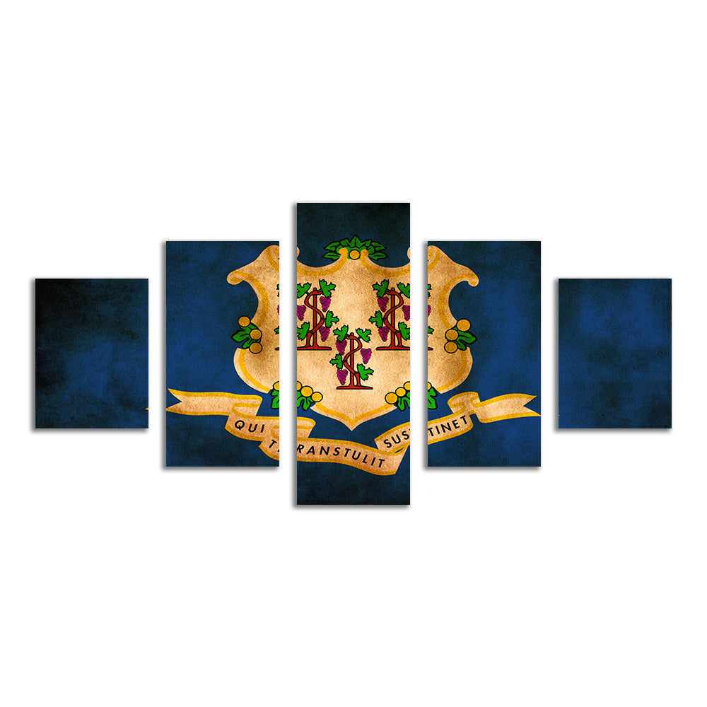 Connecticut State Flag Wall Art