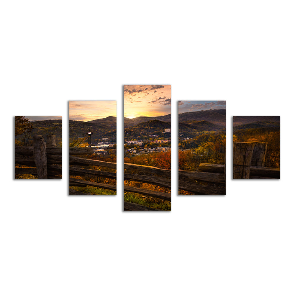 Gatlinburg Sunset Wall Art