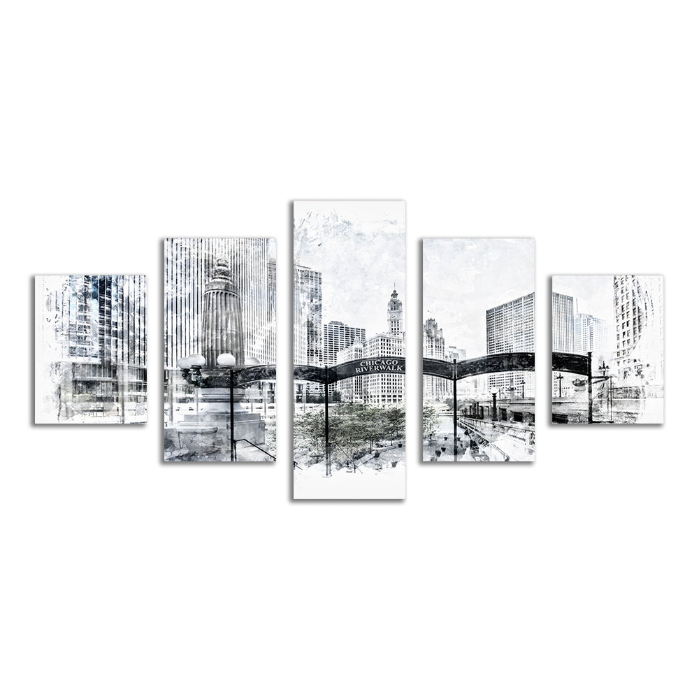 City Art CHICAGO Downtown Wall Art