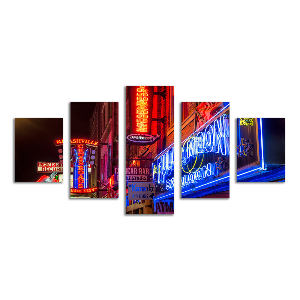 Nashville Music Row Wall Art