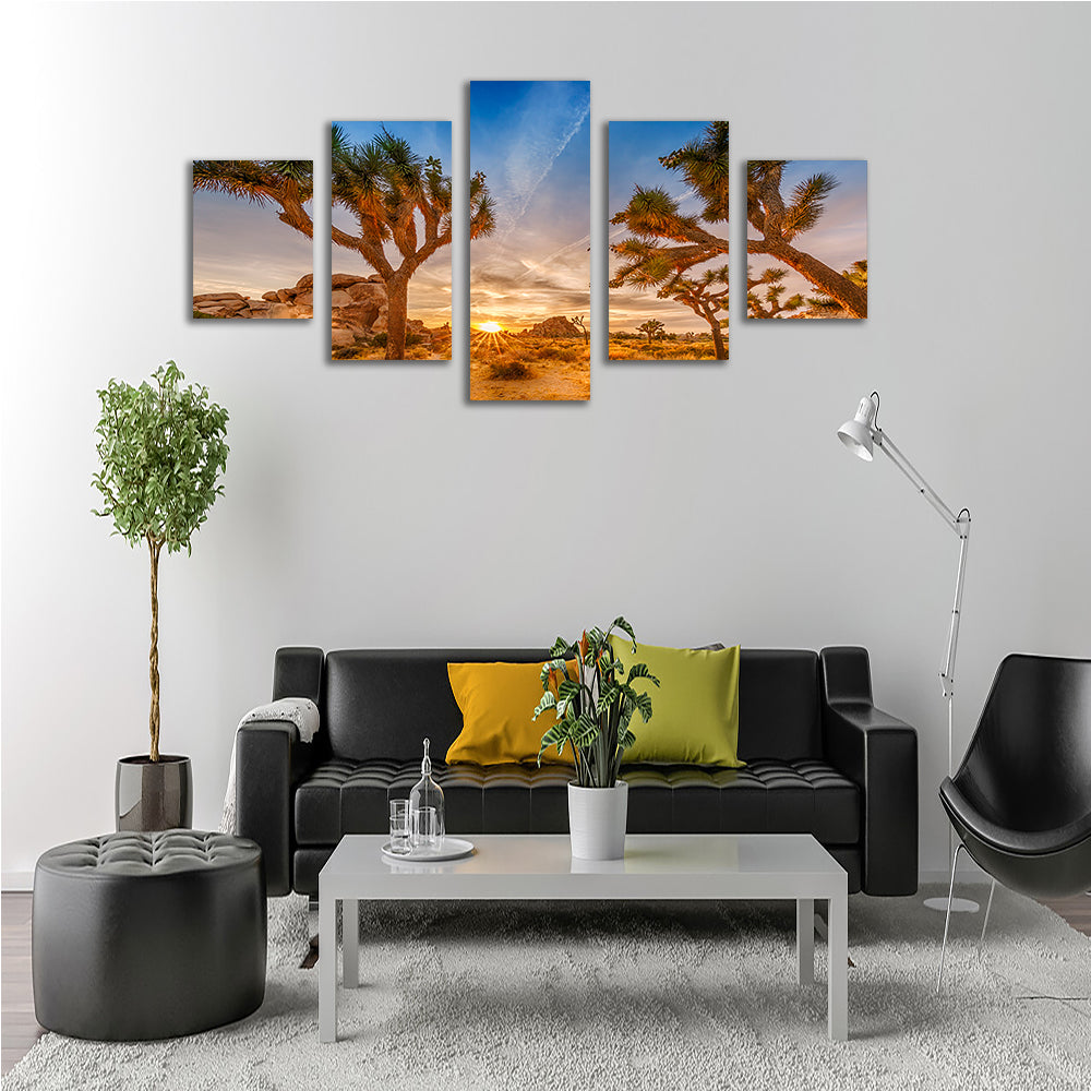 Sunset at Joshua Tree National Park Wall Art