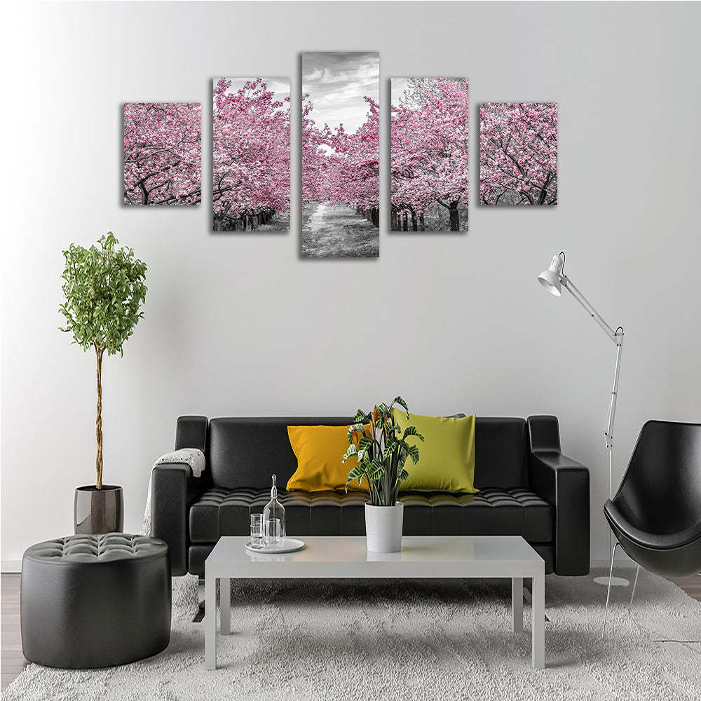 Charming Cherry Blossom Alley Wall Art