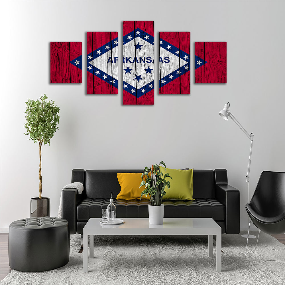 Arkansas State Flag Wall Art