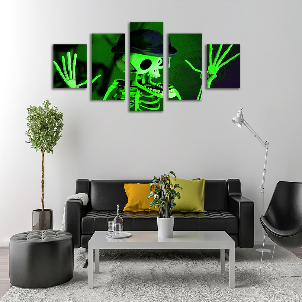 Corpse Bride Skeleton Wall Art