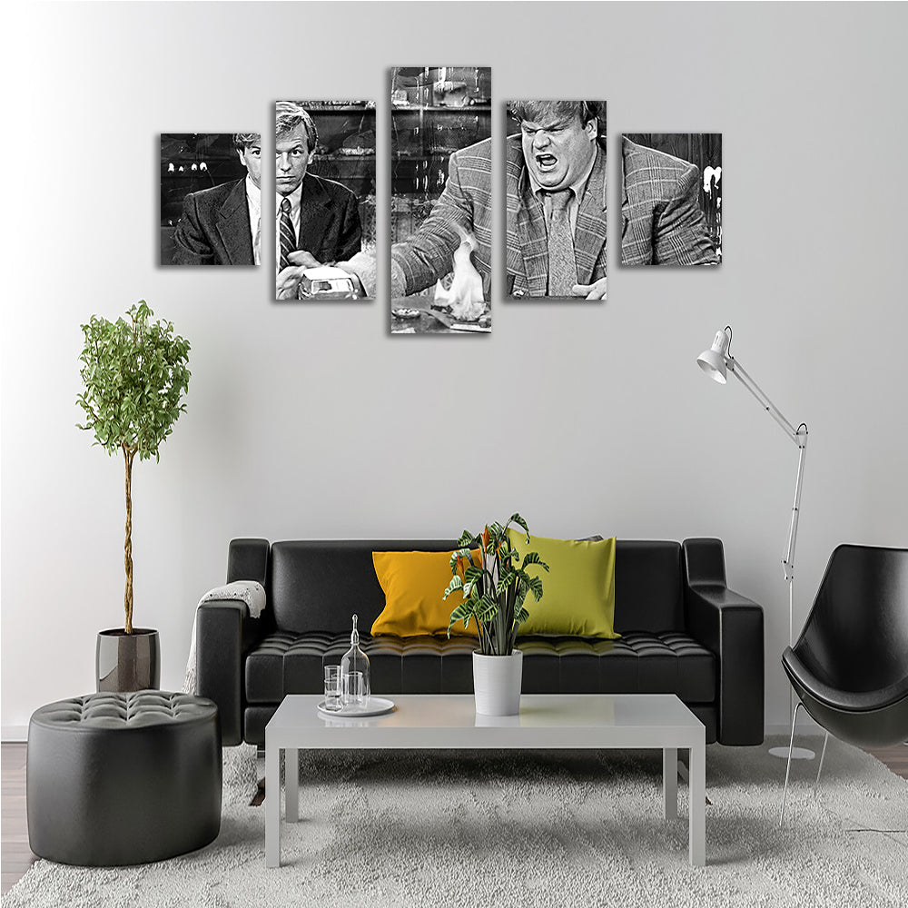 Callahan Sales Pitch Grayscale Wall Art