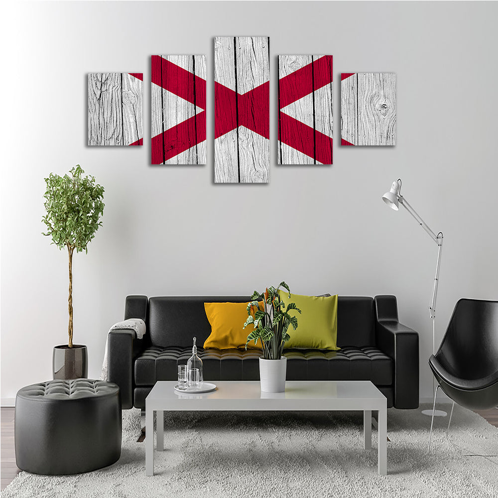 Alabama State Flag Wall Art