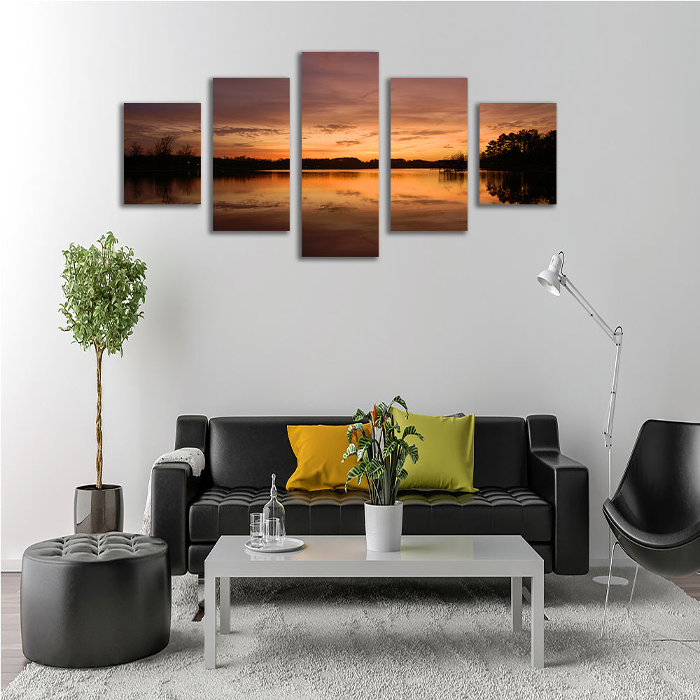 Lake Weiss Sunrise Wall Art