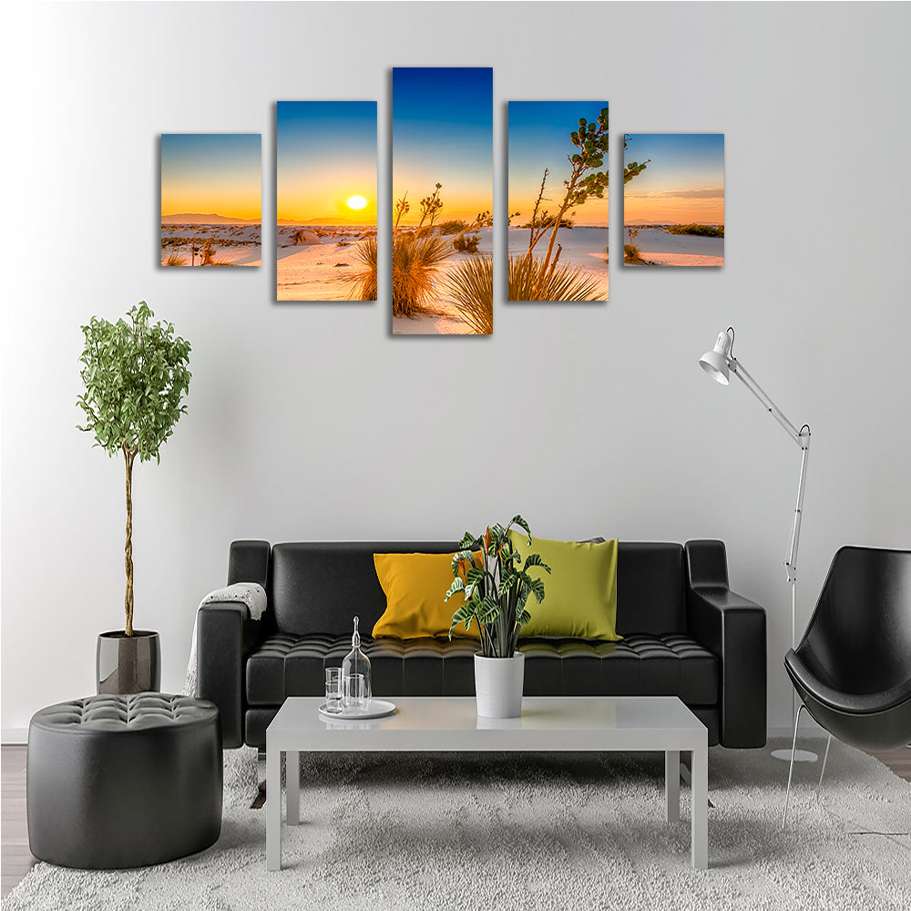White Sands Sunset Wall Art