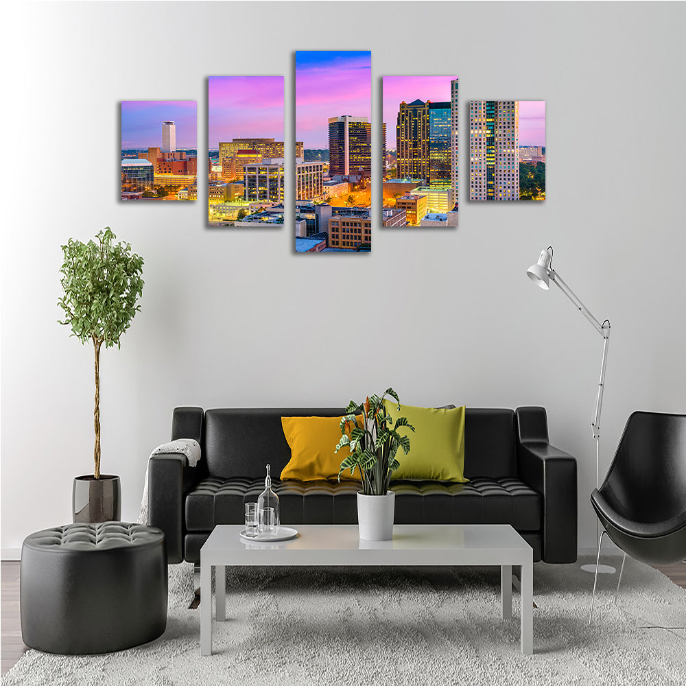 Birmingham Skyline Wall Art