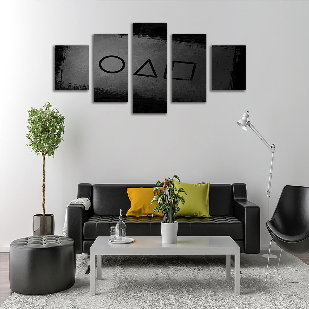 Squid Game Business Card Wall Art
