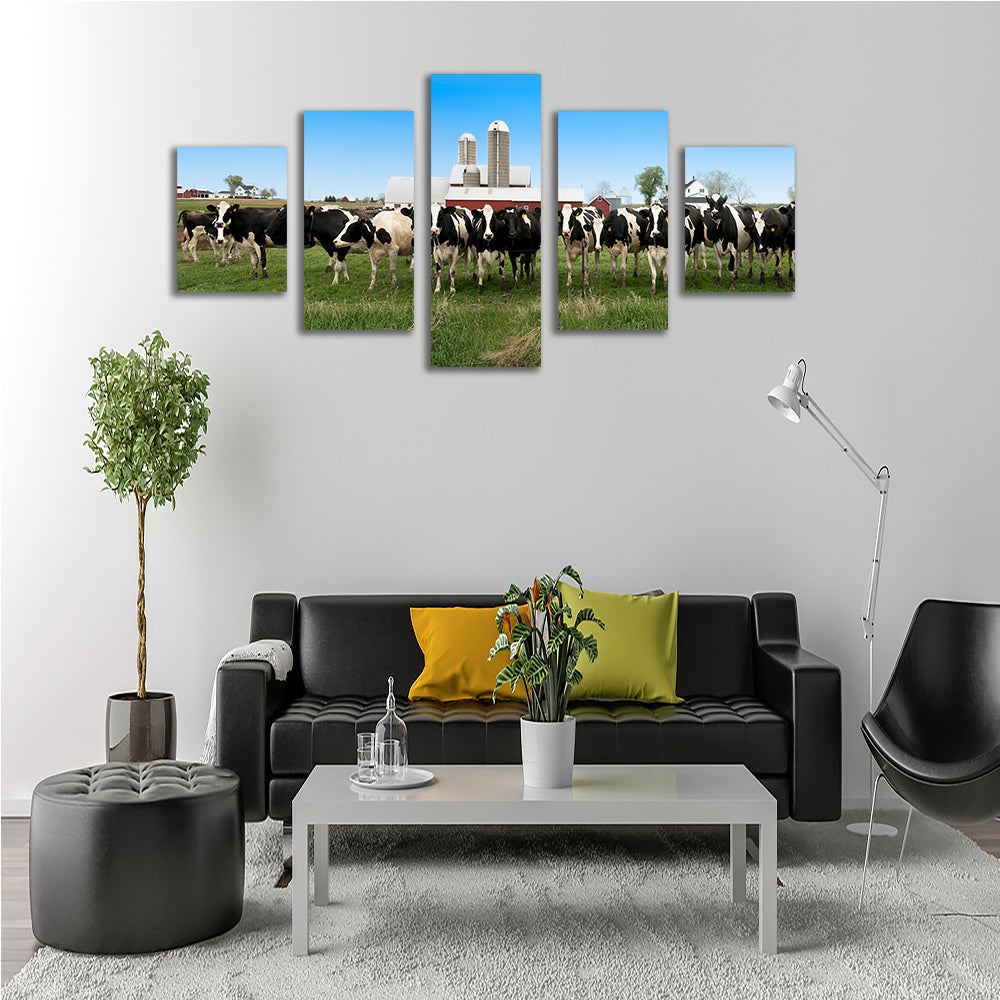 Wisconsin Dairy Cows Wall Art