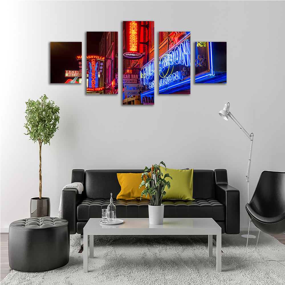 Nashville Music Row Wall Art