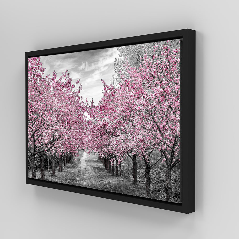 Charming Cherry Blossom Alley Wall Art