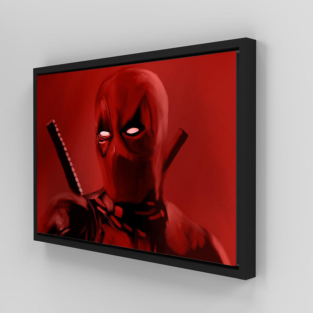 Dead In Red Wall Art