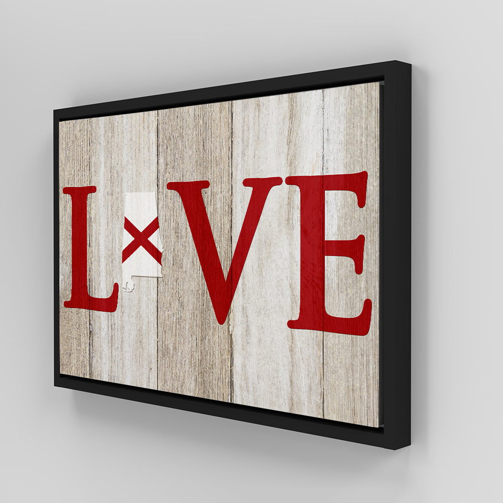 Love Alabama Wall Art