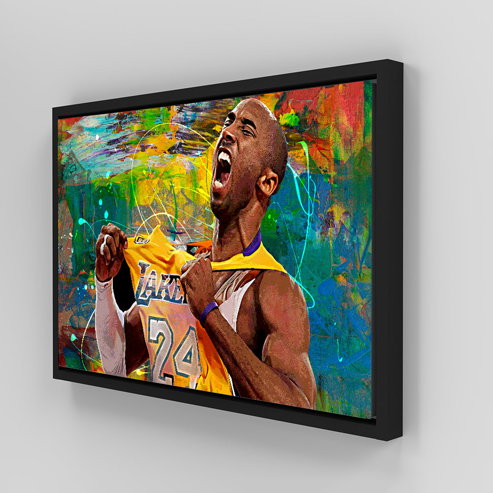 The Black Mamba Yellow Blend Wall Art