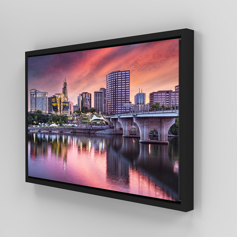 Hartford Skyline Wall Art
