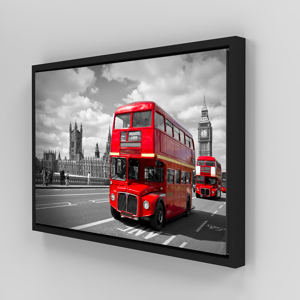 Red Buses in London Wall Art