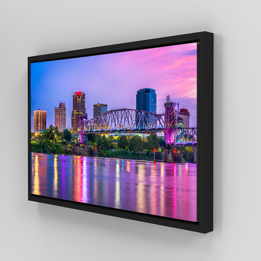 Little Rock Skyline Wall Art