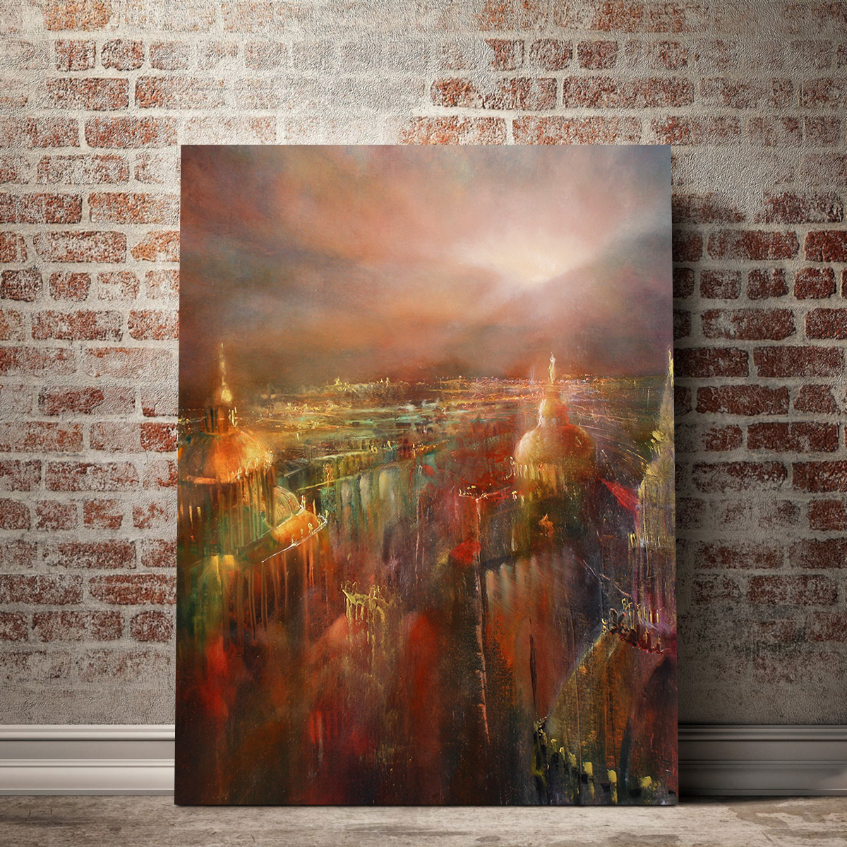 The City Wakes Up Wall Art