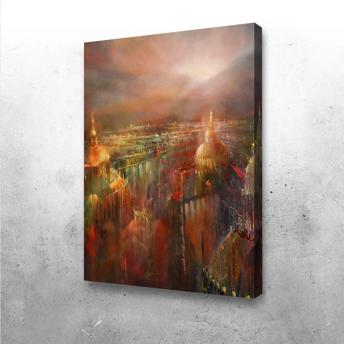 The City Wakes Up Wall Art