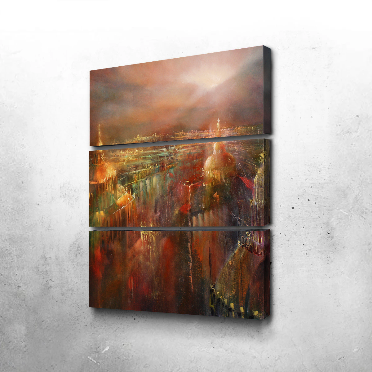 The City Wakes Up Wall Art