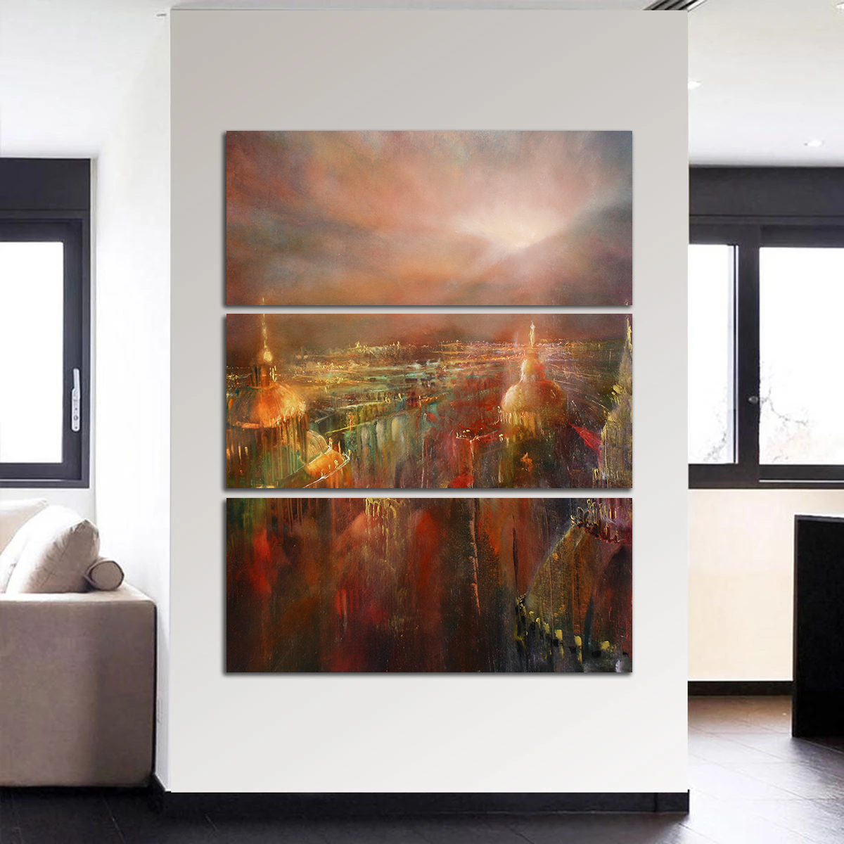 The City Wakes Up Wall Art