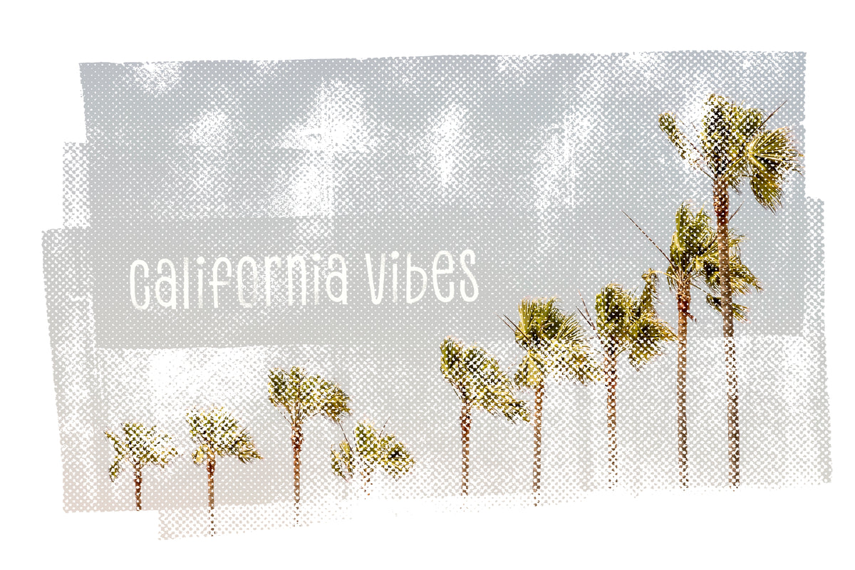 California Vibes Vintage Wall Art