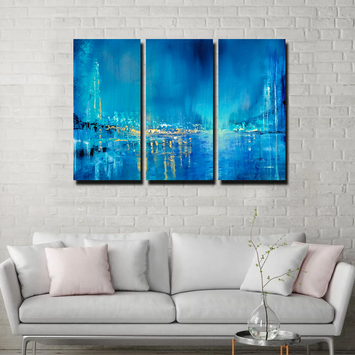 Seagulls Over the Bridges Wall Art