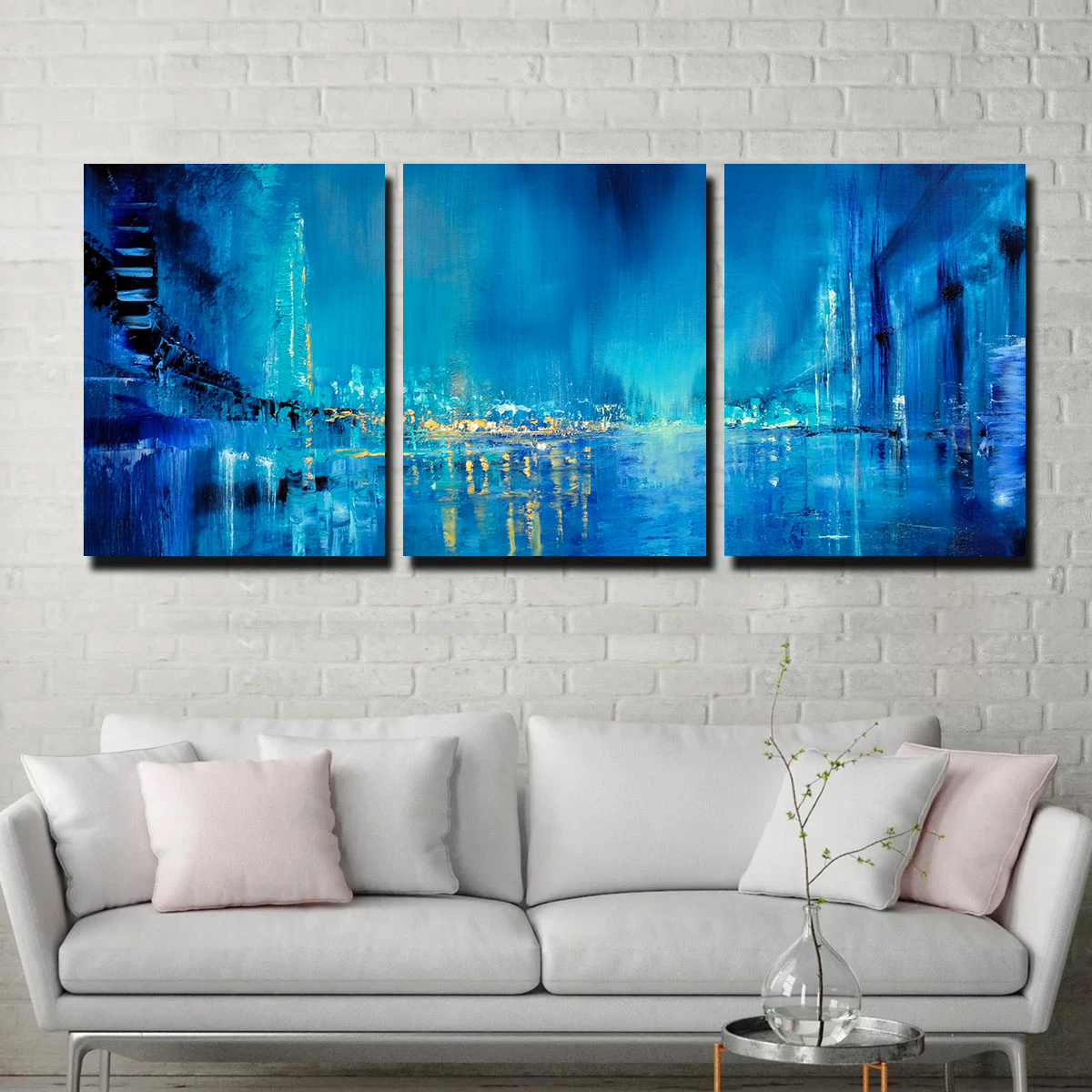 Seagulls Over the Bridges Wall Art