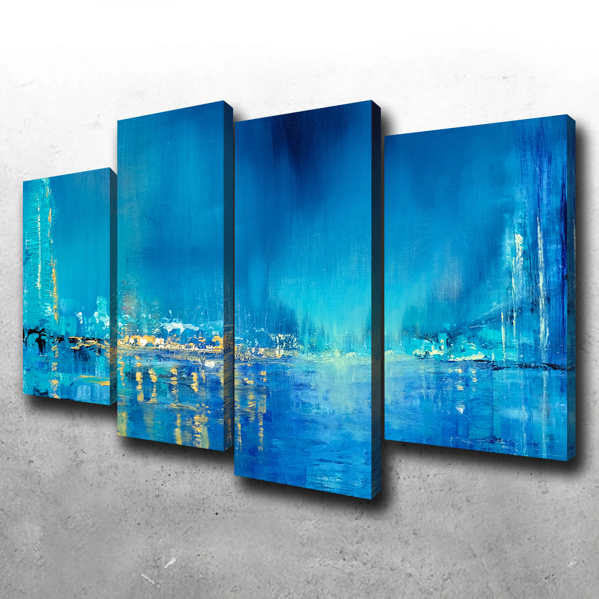 Seagulls Over the Bridges Wall Art