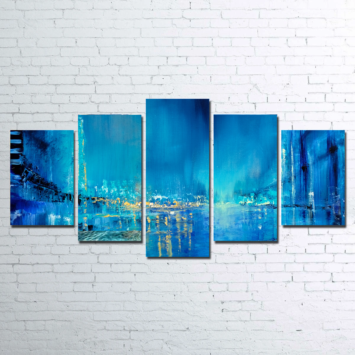 Seagulls Over the Bridges Wall Art