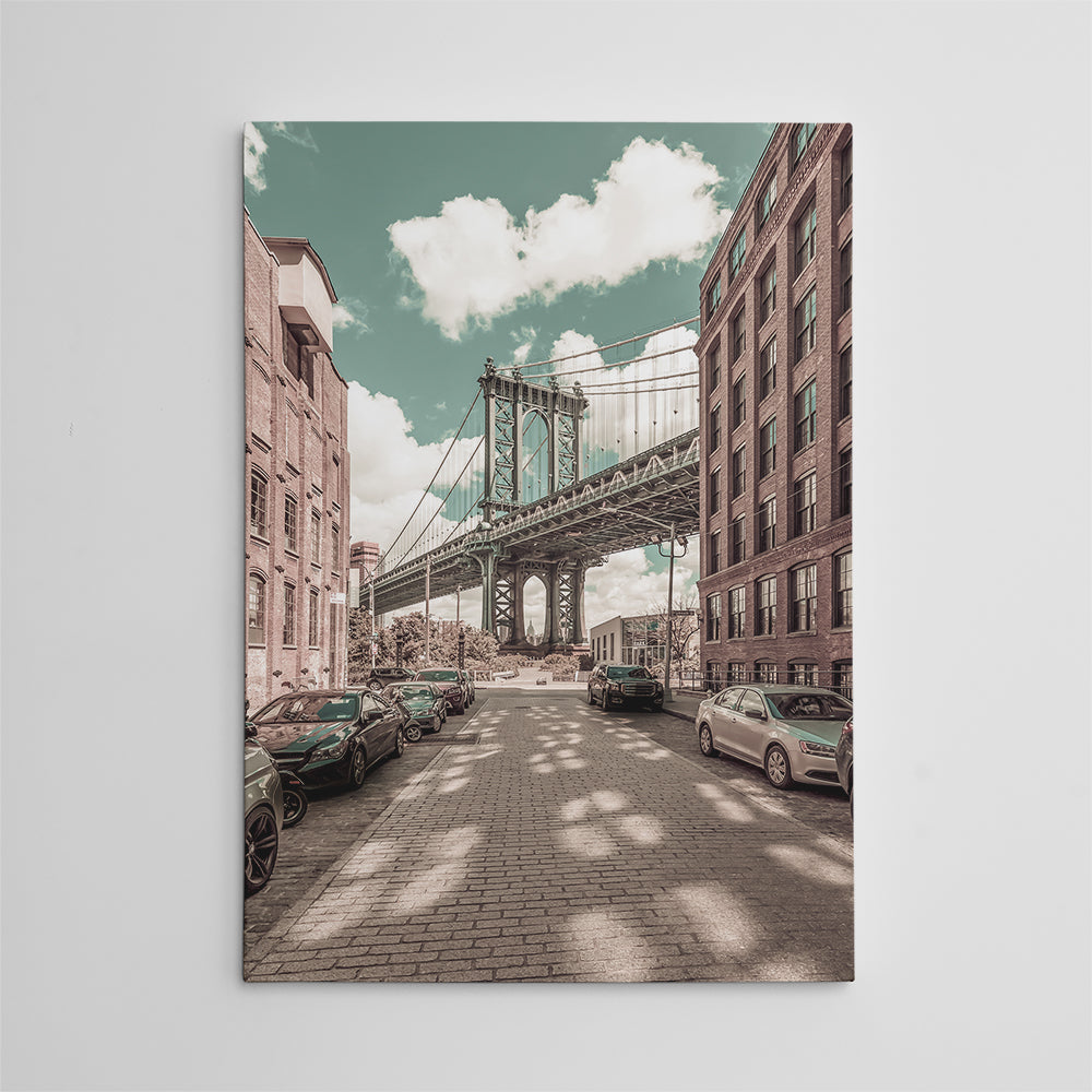 Manhattan Bridge Urban Vintage Style