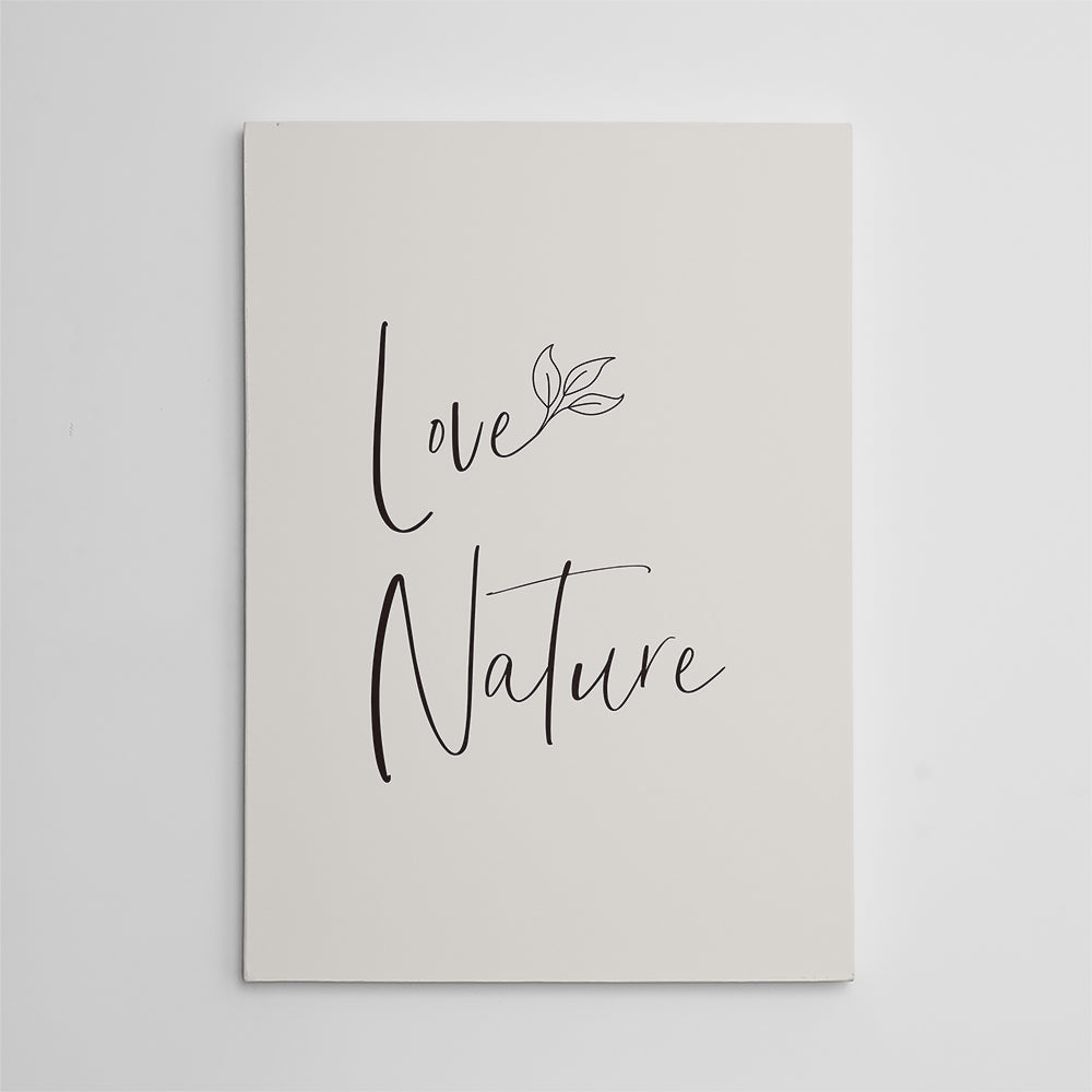 Love Nature - Minimalist