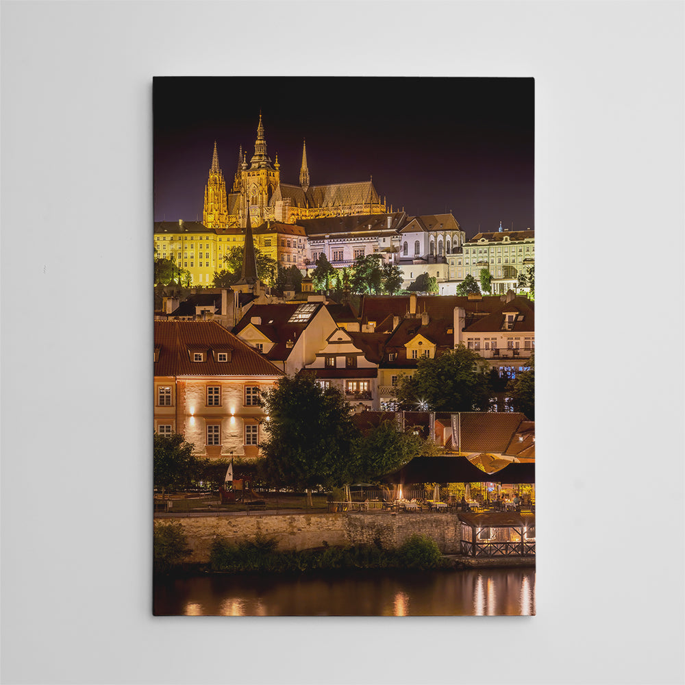 Prague Castle and St. Vitus Cathedral by Night