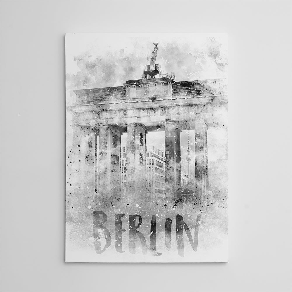 Berlin Brandenburg Gate _ Watercolor