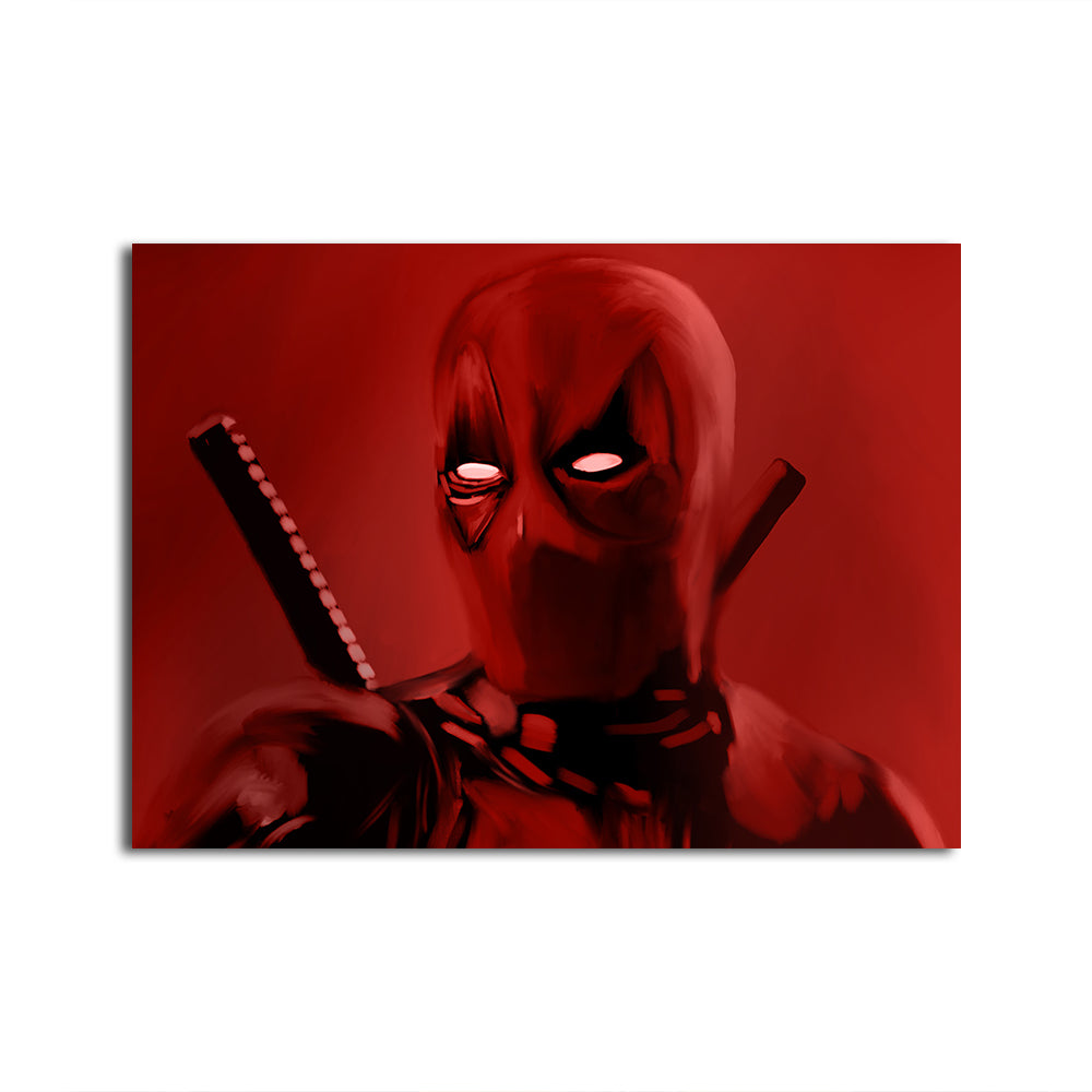 Dead In Red Wall Art